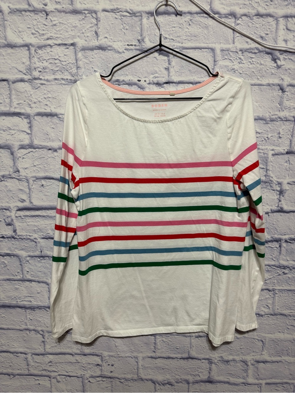 Boden boatneck striped top 
Excellent condition with no flaws 
Size 8